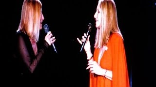 Barbra Streisand with Roslyn Kind  Live in Israel  quotSmilequot [upl. by Atsillac]