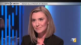 Ministro Mogherini a Otto e Mezzo [upl. by Natye392]