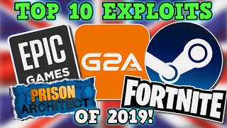 TOP 10 EXPLOITS OF 2019  2019 Is A Perfectly Balanced Year With No Exploits Epic Games Is Broken [upl. by Katt]