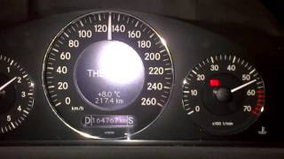 Mercedes CLK 320 W209 0  180 Acceleration [upl. by Aicissej]