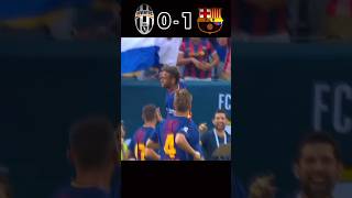 Juventus vs Barcelona  International Cup 2017 football shorts [upl. by Atinehc]