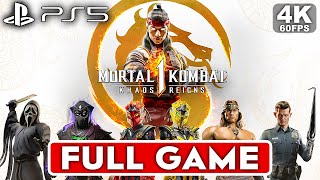 MORTAL KOMBAT 1 KHAOS REIGNS Story Gameplay Walkthrough FULL GAME 4K 60FPS PS5  No Commentary [upl. by Karame]