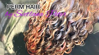 PERM HAIR at BEAUTYLAND by Svetlana Peter Mission Valley mall in San Diego [upl. by Shirah430]