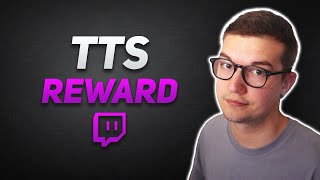 Text to Speech CHANNEL POINTS Reward TUTORIAL How to use TTS with CP on Twitch [upl. by Hearsh]