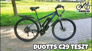 DUOTTS C29 elektromos kerékpár teszt [upl. by Strait413]