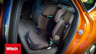 How to fit an isofix child booster seat in 60 seconds [upl. by Christiano]