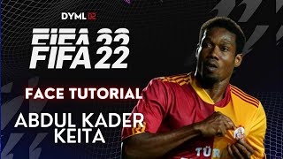 FIFA 22  Abdul Kader Keita  Oyuncu Yapımı  Face Tutorial  How To Create [upl. by Florian]