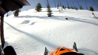 M1000 arctic cat vs skidoo XP [upl. by Werdnaed658]