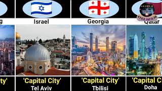 Capital city in Asia countries AtoZ info10 [upl. by Okire]