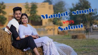 Manjot singh weds Saloni wedding on 2622024 [upl. by Yelrahs]