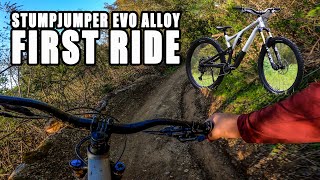 Specialized Stumpjumper EVO Elite Alloy  FIRST RIDE amp IMPRESSIONS [upl. by Strain869]