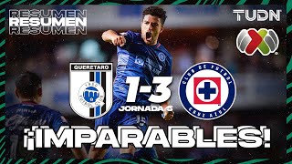 HIGHLIGHTS  Querétaro 13 Cruz Azul  Liga Mx  CL2024 J5  TUDN [upl. by Ybab469]