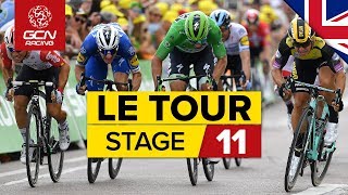 Tour de France 2019 Stage 11 Highlights AlbiToulouse  GCN Racing [upl. by Santana]