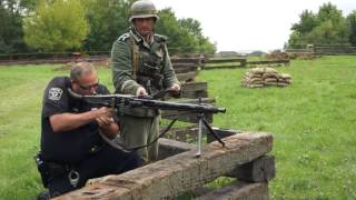 WW2 German MG42 Machine Gun Test Fire [upl. by Lybis]