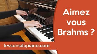 Valse 3 Op 39 Brahms simplifiée [upl. by Eiramyma]