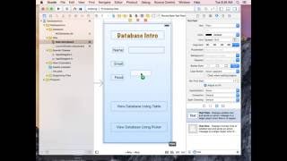 Learn iOS ObjectiveC Module 10  Introduction to Databases [upl. by Annaear]