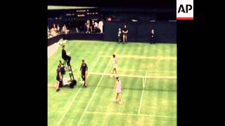 SYND 27672 WIMBLEDON TENNIS 2ND DAY LADIES SINGLES [upl. by Akino]