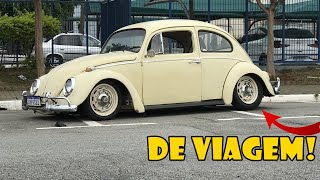 COLOQUEI CALOTAS DE VIAGEM NO FUSCA 1968  FICOU TOP [upl. by Blynn]