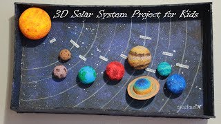 How to make 3D Solar System Project for Science Fair or School [upl. by Areema161]