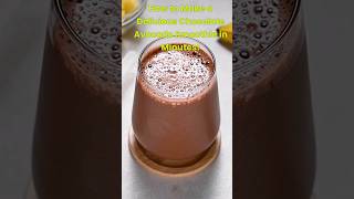 How to Make a Delicious Chocolate Avocado Smoothie in Minutes [upl. by Yramesor216]