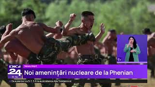 Coreea de Nord amenință că va folosi „fără ezitare” arma atomică în cazul unui atac [upl. by Amasa]