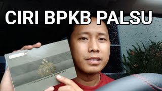 BPKB ASLI DAN PALSU BEGINI CIRICIRINYA SELALU WASPADA [upl. by Ycats]