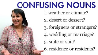 12 Confusing English Nouns [upl. by Nipahc]