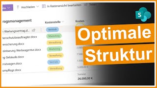 SharePoint Die optimale AblageStruktur [upl. by Sanchez860]