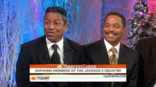 Jackson Five Brothers on TODAY Show  December 3 2009 [upl. by Navlys]