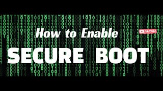 How to enable Secure Boot in Windows 11 Bios Secure Boot Method [upl. by Aeikan559]