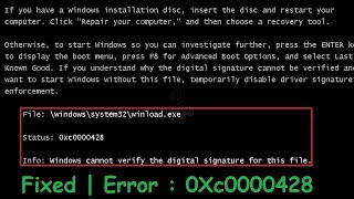 How To Fix Winloadexe Start up Error In Windows [upl. by Berghoff]