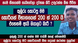 කුඹුරු කොටපු මමත් ලකුණු 200 යි  විභාගයට මම පාඩම් කළේ මෙහෙමයි  korean exam 2023  Sinhala [upl. by Llerrat]