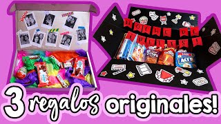 3 REGALOS ORIGINALES para tu NOVIOMEJOR AMIGA💕 Especial del día del AMOR y la AMISTAD [upl. by Khorma]