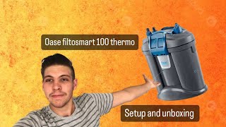 Unboxing the Oase FiltoSmart 100 Canister Filter  heater and setup😍🙌🏻🦞 [upl. by Stevenson]