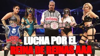 ¡Lucha por el Reina de Reinas AAA Scarlett Vs Faby Vs Keyra Vs Starfire  Héroes Inmortales XII [upl. by Esac]