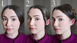 3 Easy Victorian Hairstyles for Daily Wear Tutorial [upl. by Odla540]