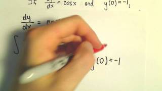 Basic Differential Equation with an Initial Condition [upl. by Lilia18]