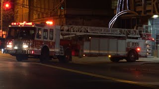 Trenton Fire Department Engine 10Ladder4Rescue 1 A4 Responding [upl. by Bores589]