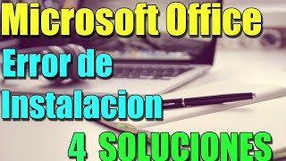 Microsoft Office ha detectado un error durante la instalación I 4 SOLUCIONES 2024 [upl. by Nauq487]