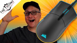 Corsair Sabre RGB PRO Review LIGHTWEIGHT ERGO GAMING MOUSE [upl. by Lednem]