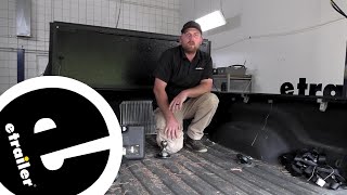 etrailer  Curt Underbed Gooseneck Hitch Ball and Safety Chain Loop Kit Installation  2018 Ram 2500 [upl. by Saied]