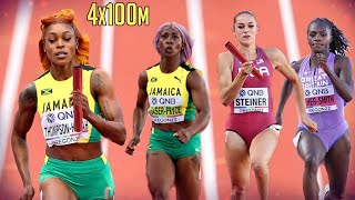 Women’s 4x100m Final  Thrilling Relay Battle  2022 World Championships [upl. by Dong]