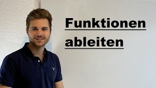 Ableitung bilden Funktionen ableiten  Verständlich erklärt [upl. by Eissen]