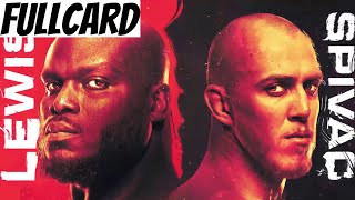 UFC Fight Night Lewis vs Spivac FULL CARD Predictions and Breakdown [upl. by Egduj]