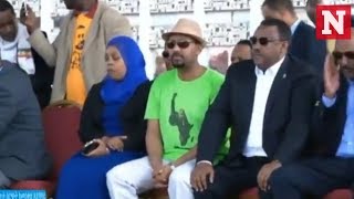 Ethiopian PM rushed off stage after explosion at rally [upl. by Idnor]