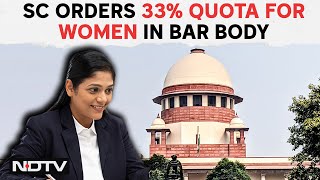 Supreme Court News  Supreme Court Orders 33 Quota For Women In Bar Body [upl. by Floria]