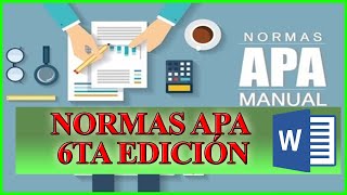 Como Aplicar Las Normas APA 6ta sexta edición  Bien Explicado [upl. by Ignaz646]