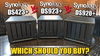 Synology DS923 vs DS423 vs DS920 NAS Comparison [upl. by Akilak882]