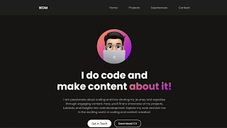 Responsive Portfolio Website Using HTML CSS And JavaScript [upl. by Idoc444]