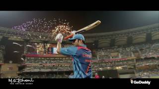 MS Dhoni – The Untold Story  Go You GoDaddy Commercial [upl. by Yknip689]